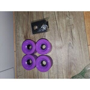 PATIKIL 32 x 58mm Roller Skate Wheels with Bearings, 4 Pack 82A Quad Skate Re...